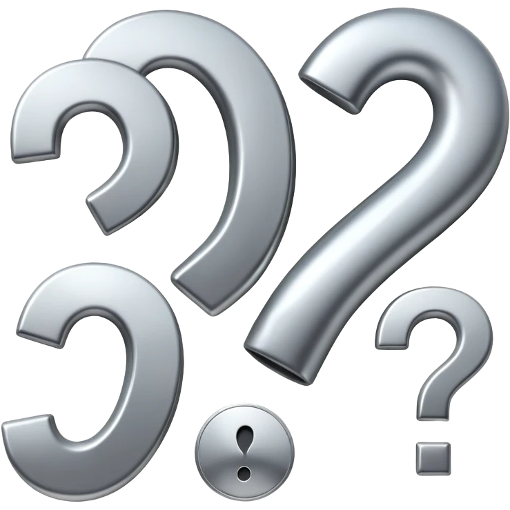 multiple question marks emoji