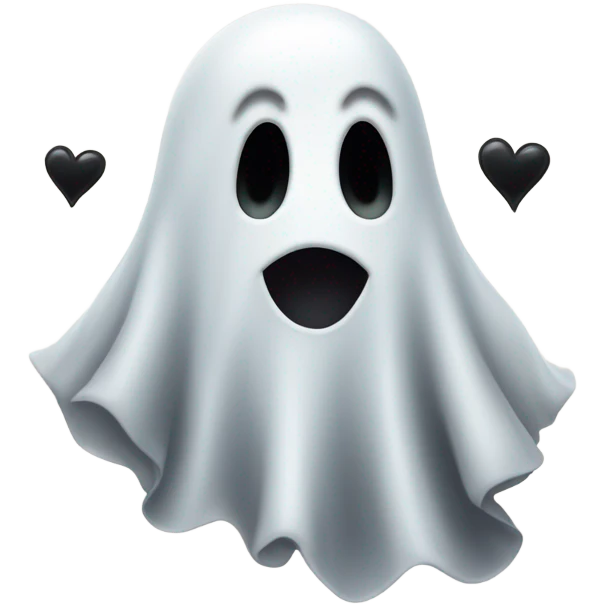 ghost-in-love-with-black-hearts  emoji