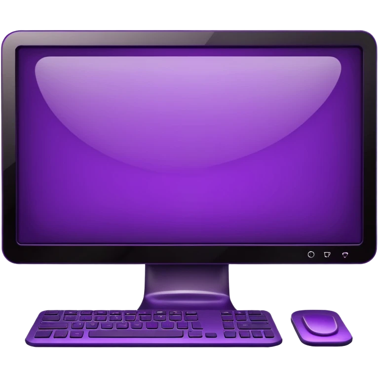 dark purple wide monitor emoji