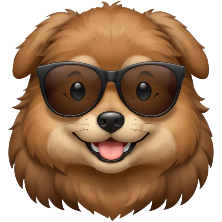 dog with black sunglasses emoji