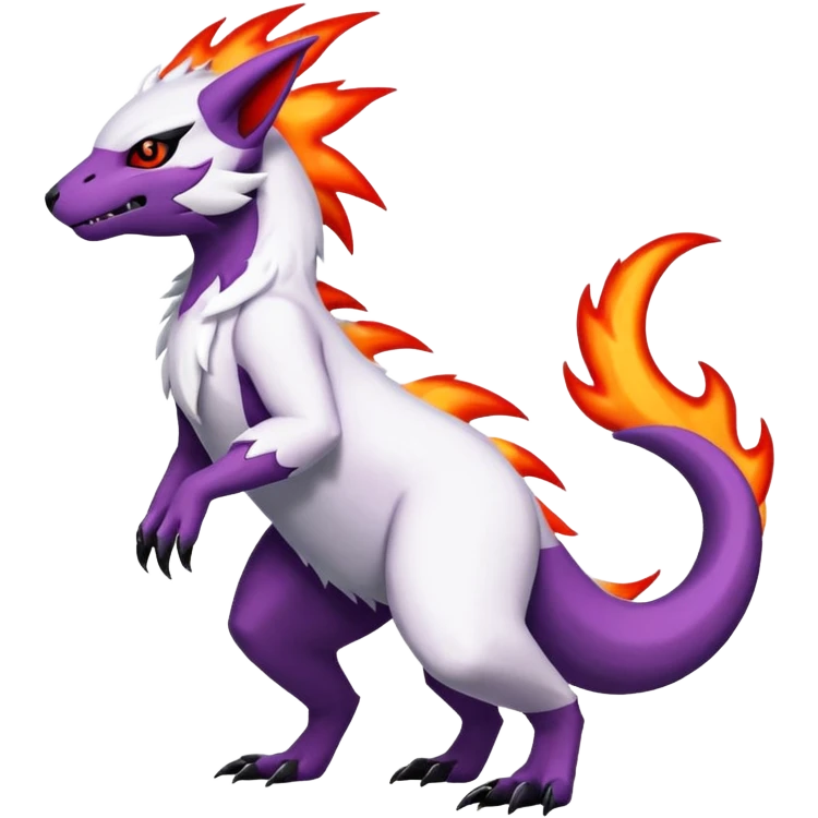 Absol-Salazzle-Salandit-Zangoose-Fusion (full body) emoji