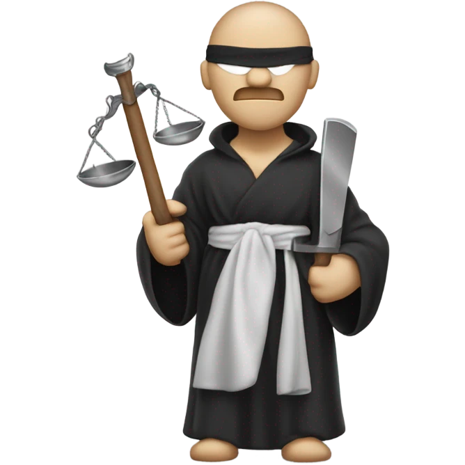 Big justice  emoji