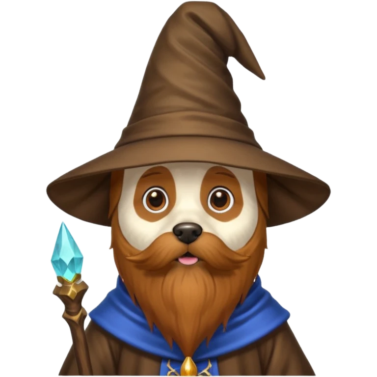 Dog wizard emoji