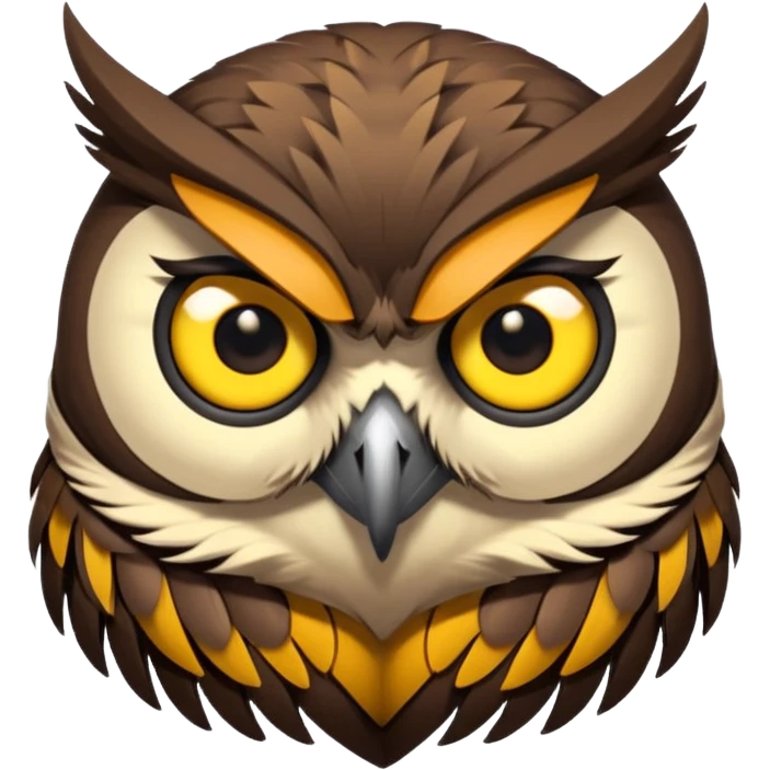 A ninja owl emoji