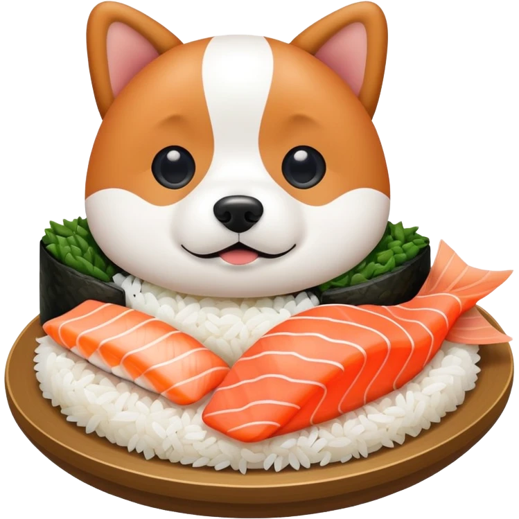 Sushi dog  emoji