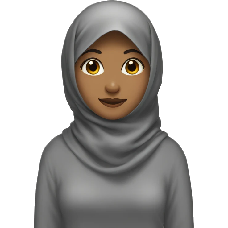 A girl covered in a hijab emoji