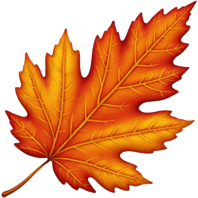 autumn leaf emoji