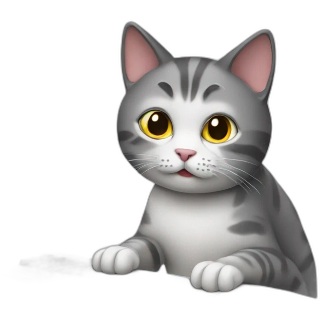 cat typing on a keyboard emoji