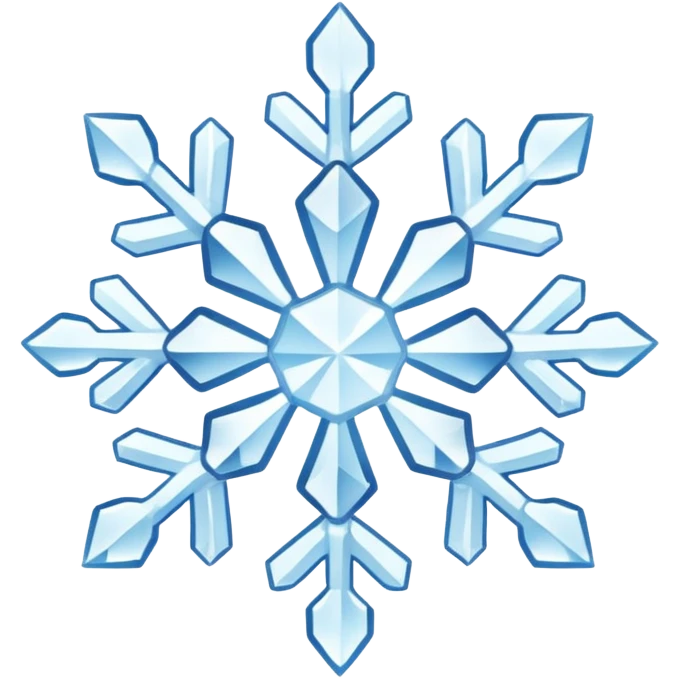 ice snowflake element emoji