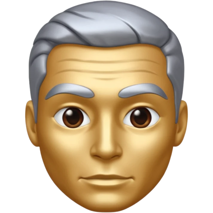 metal painted man emoji