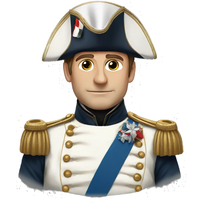 macron in napoleon outfit emoji