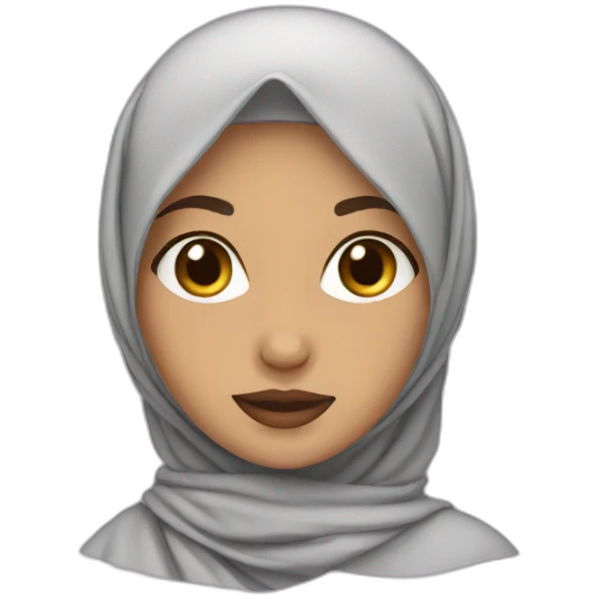 hijab girl emoji