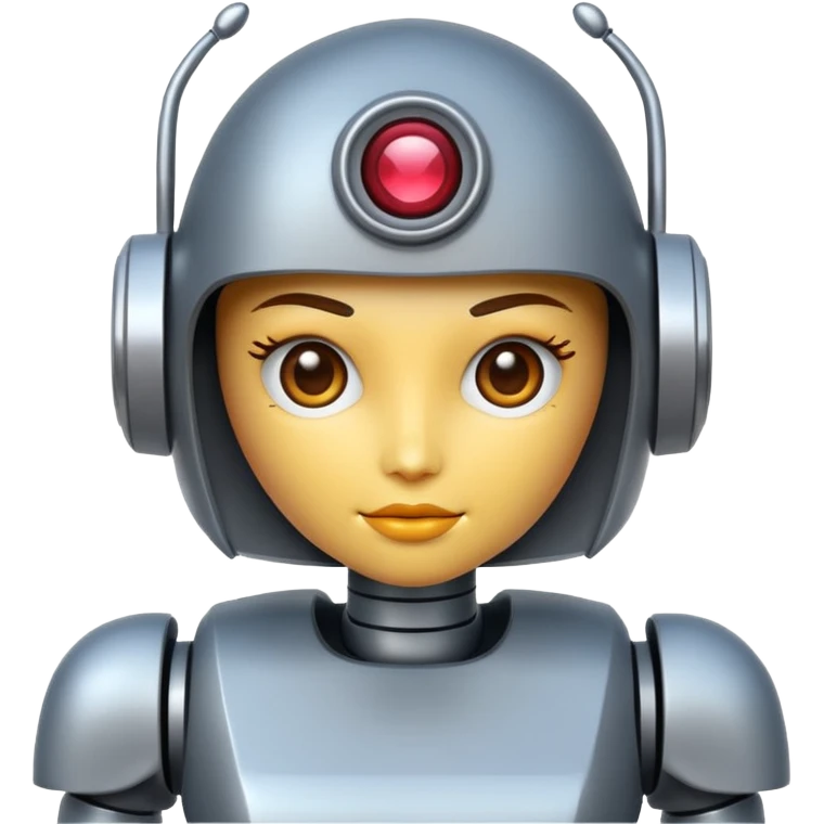 Create a robot but super sexy emoji