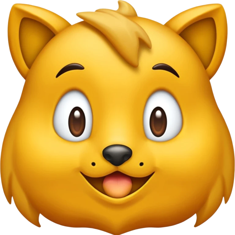 hnědý kůň s flekama na zádi s bílou hlavou a jedno oko má modré a druhé hnědé  emoji