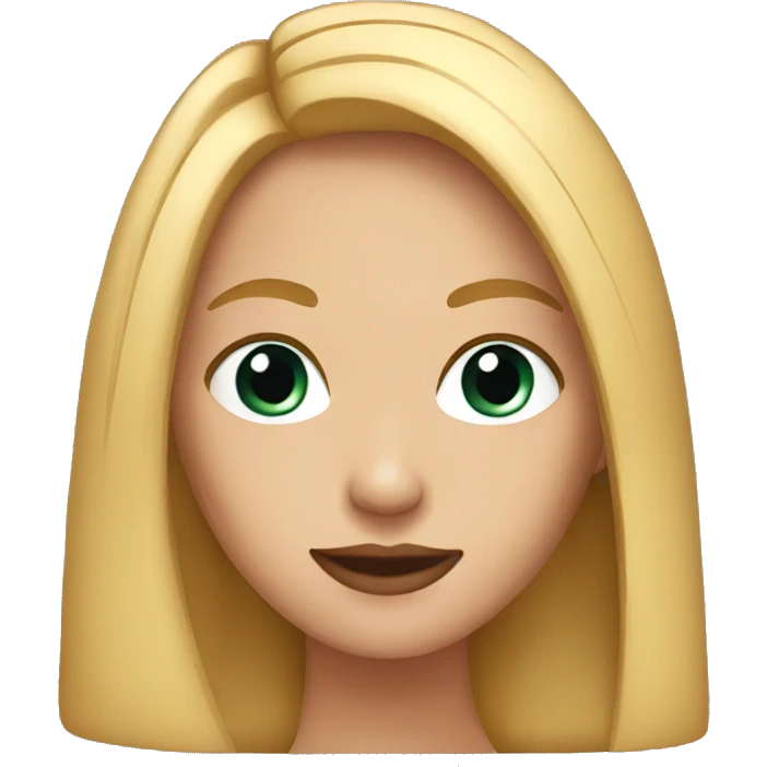 girl with straight hair formal emoji
