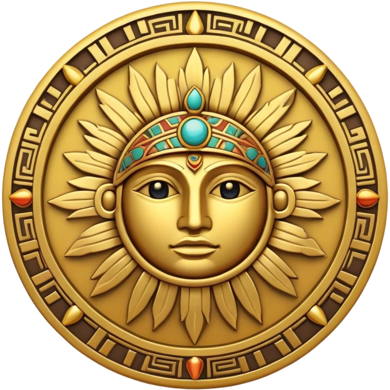 Inca sun symbol emoji