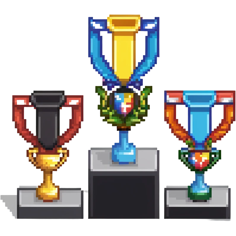 racing victory podium with three places for winners emoji