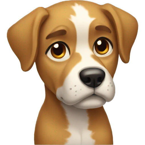 Perro triste emoji