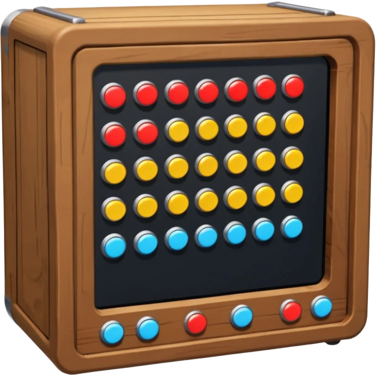 Pixel shooter cabinet emoji