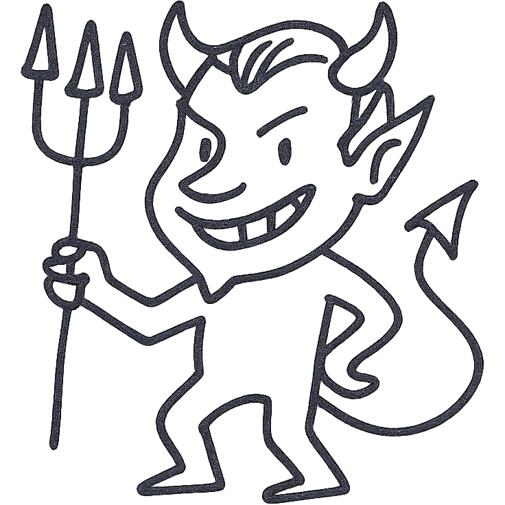 el diablito rojo emoji