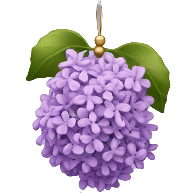 Lilac ornament emoji