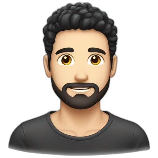 Handsome-white-boy-with-black-hairy-lovely-face emoji