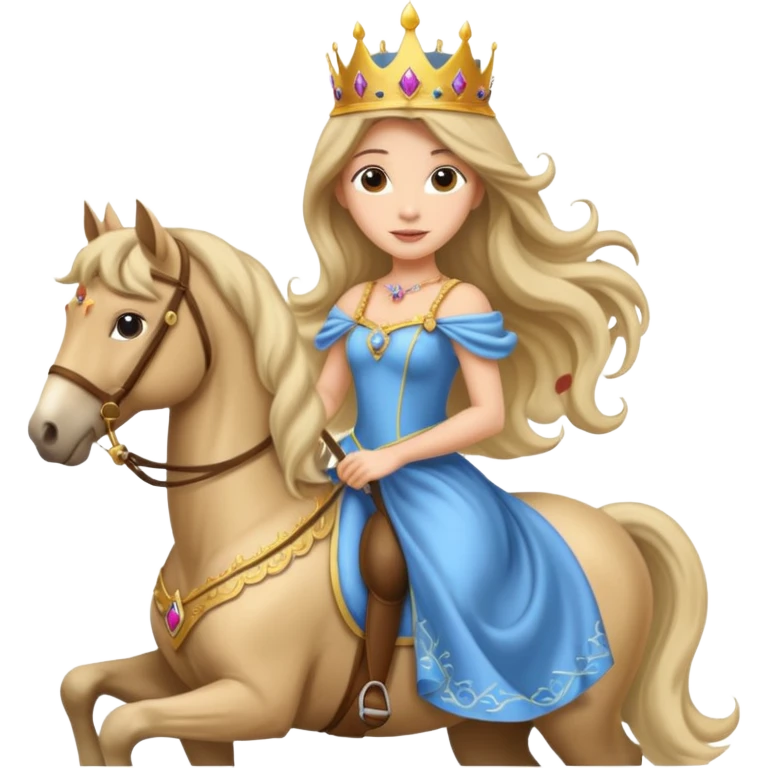 princess horse emoji