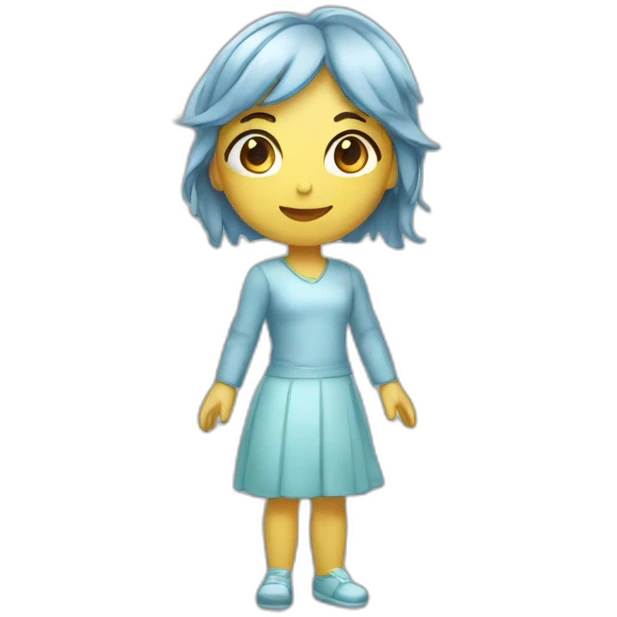 glass girl emoji