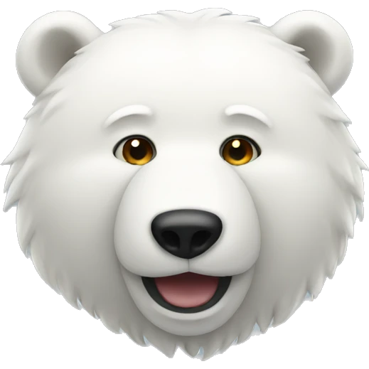 White bear emoji