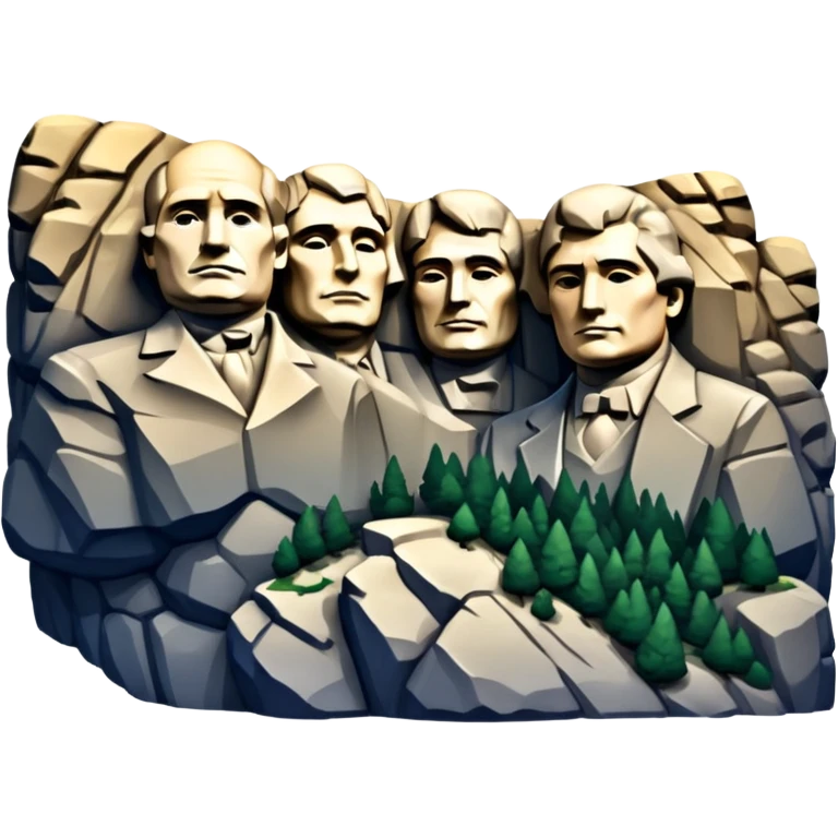 Mount Rushmore emoji
