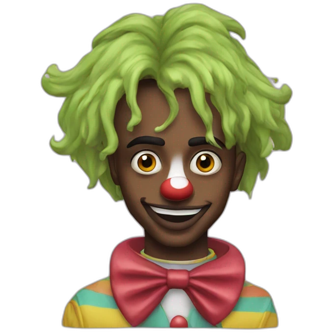 Playboi carti clown makeup emoji