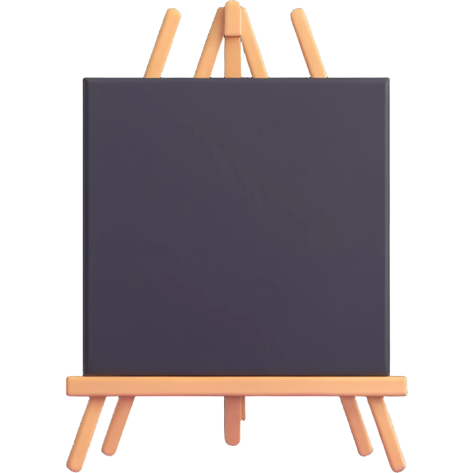 colorful painting canvas emoji