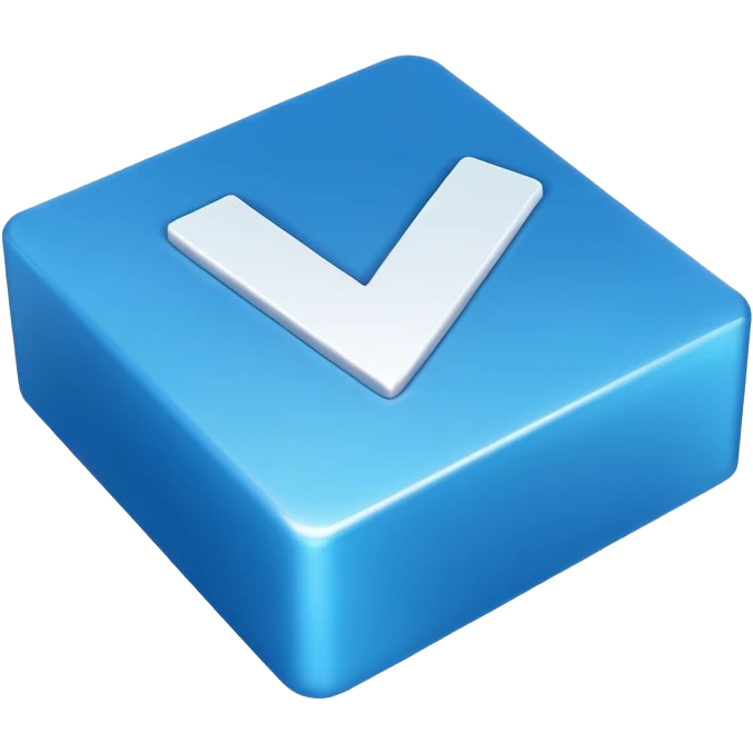 I want to make an Roblox verified blue check mark in an box emoji