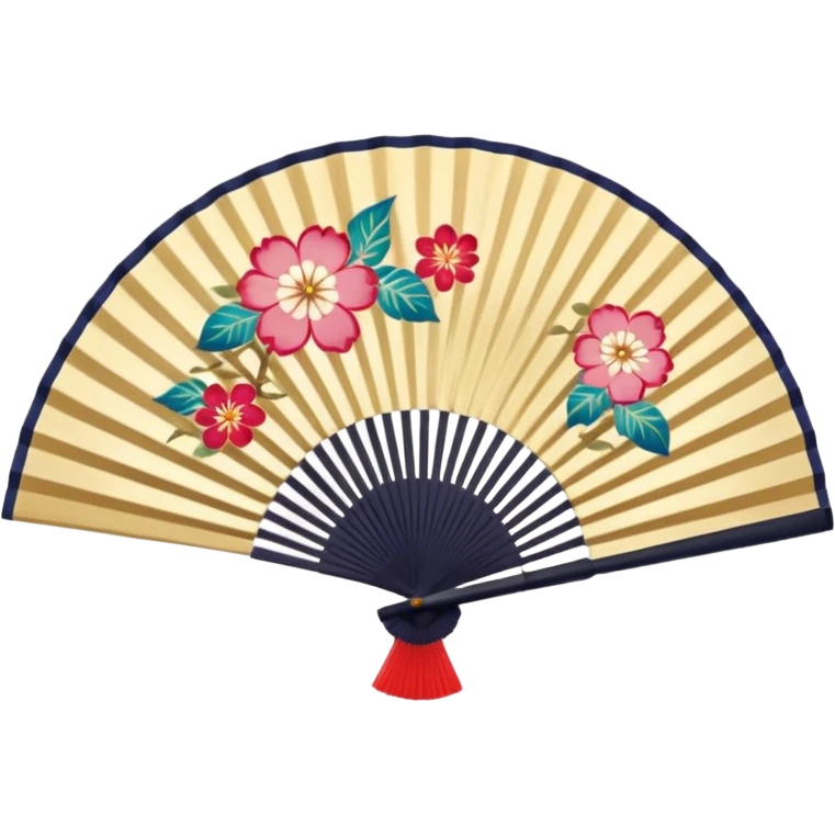 Japanese hand fan emoji