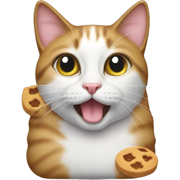 Cat bag of treats emoji