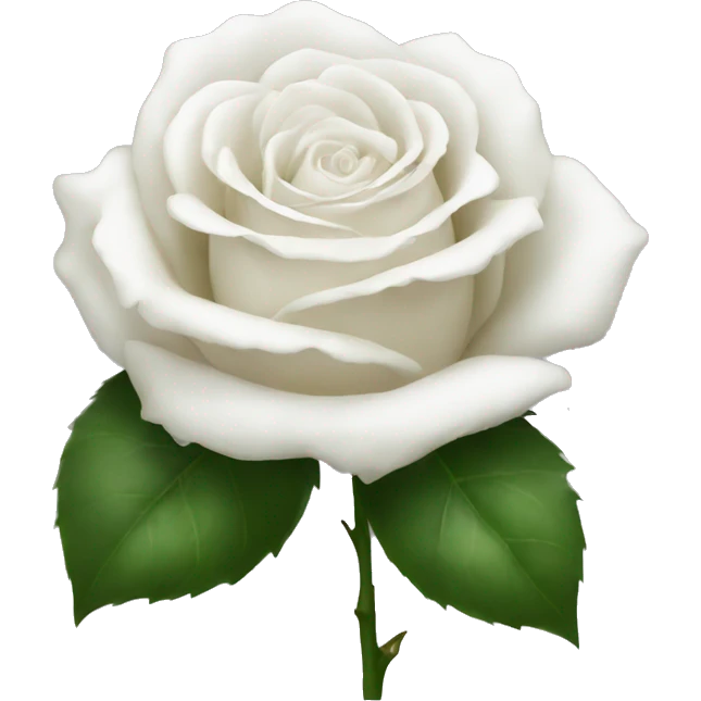 White rose  emoji