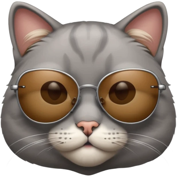 Cat wearing sunglasses emoji