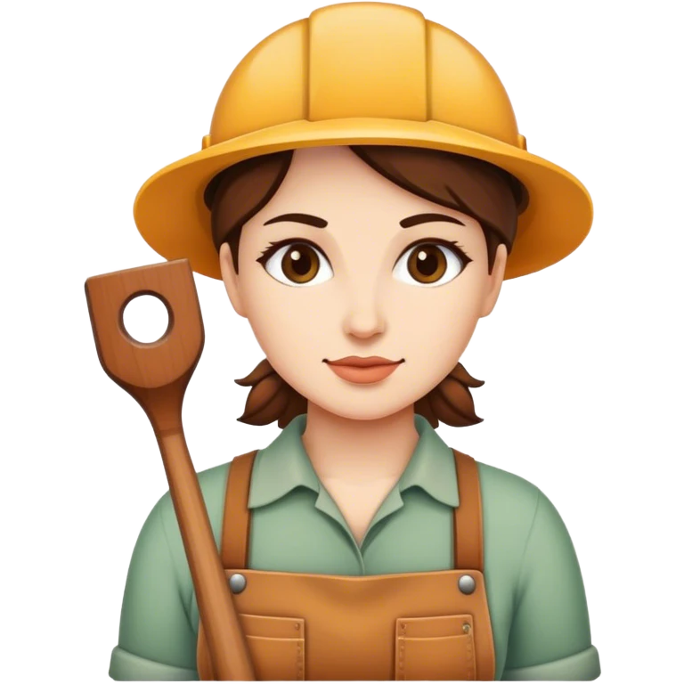 female woodworker emoji