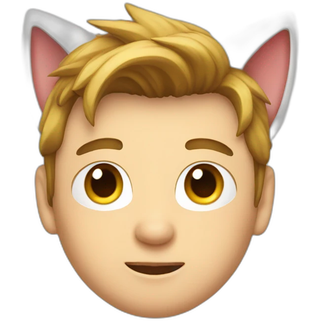 elon musk with cat ears emoji