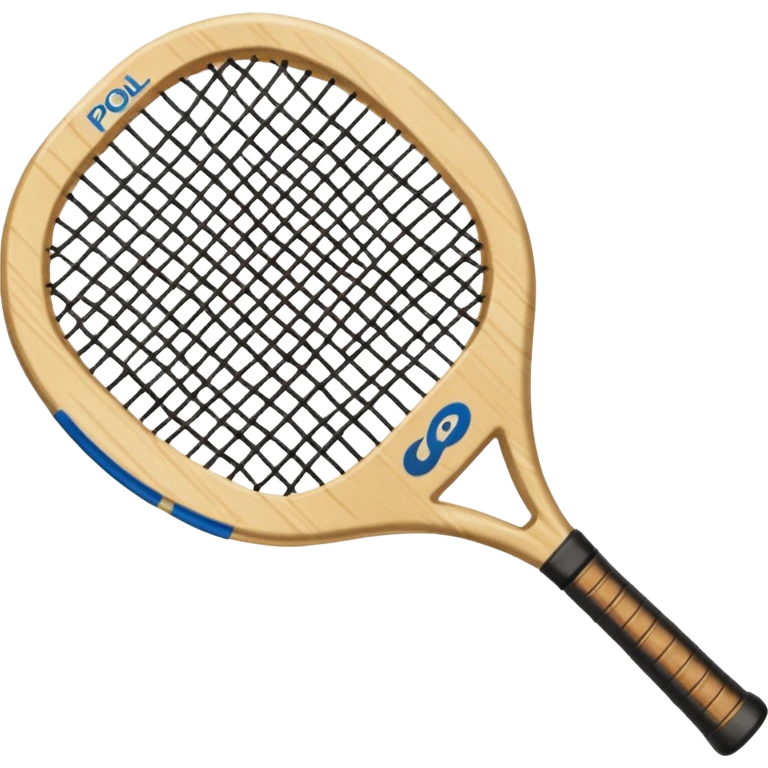 Padel racket beige emoji