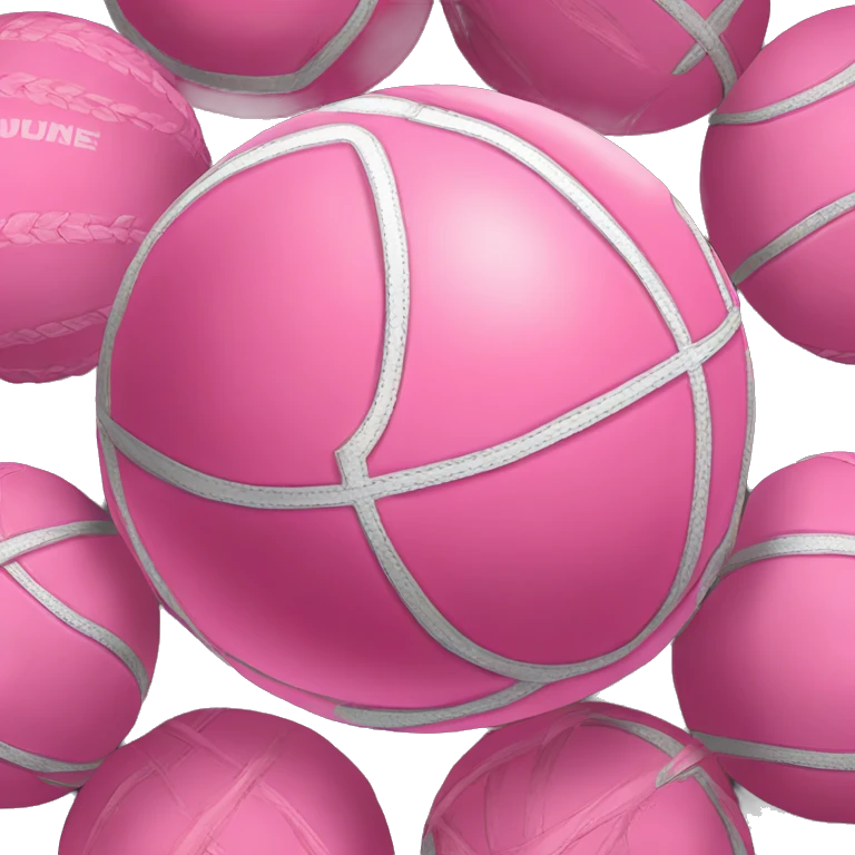 Pink Louis Vouiton baskerball ball emoji
