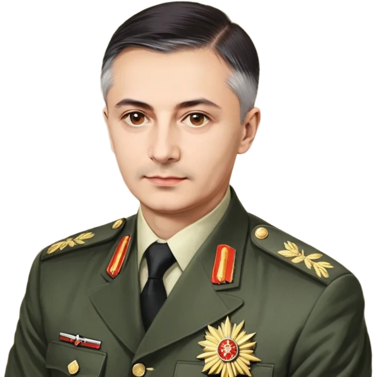 Овальне обличчя, гостре підборіддя, великі фіолетово-сині очі, густі вії, темні дугоподібні брови, кирпатий ніс, повні губи. Яскраво-фіолетове кучеряве волосся у хвості праворуч, коротка чілка/зачесане волосся, жовта бандана, оголена до пояса emoji