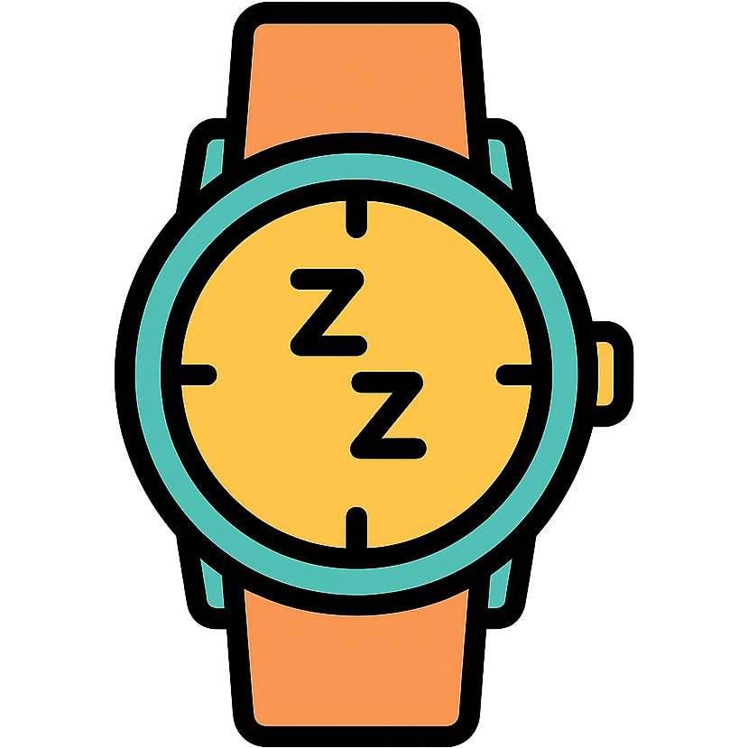 watch, simple and clear, color outline icon style emoji
