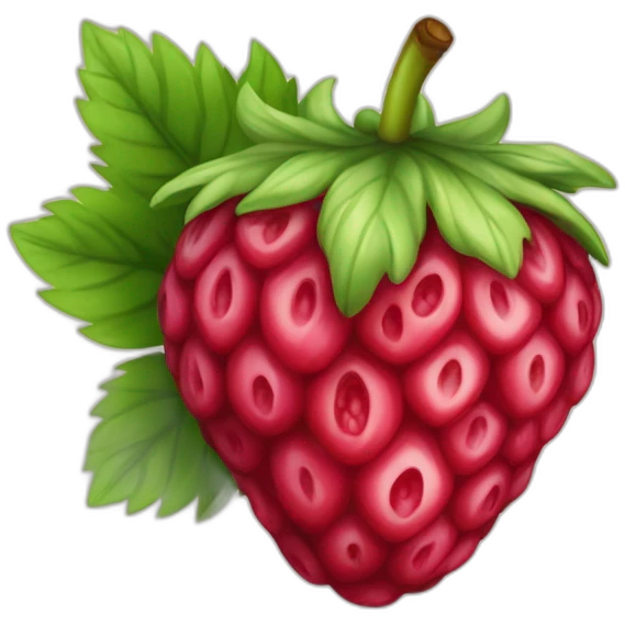 Fraise framboise mirtylle emoji