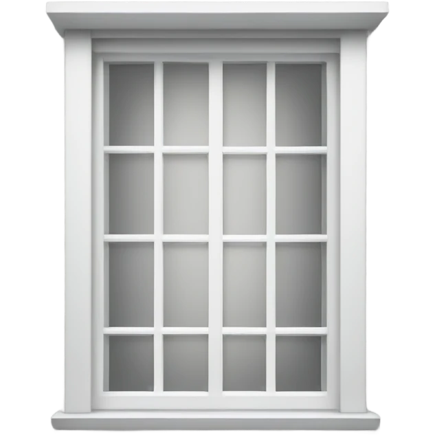 White termopan window  emoji