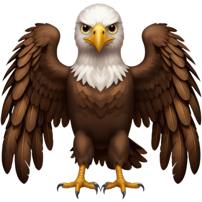 eagle, front view emoji