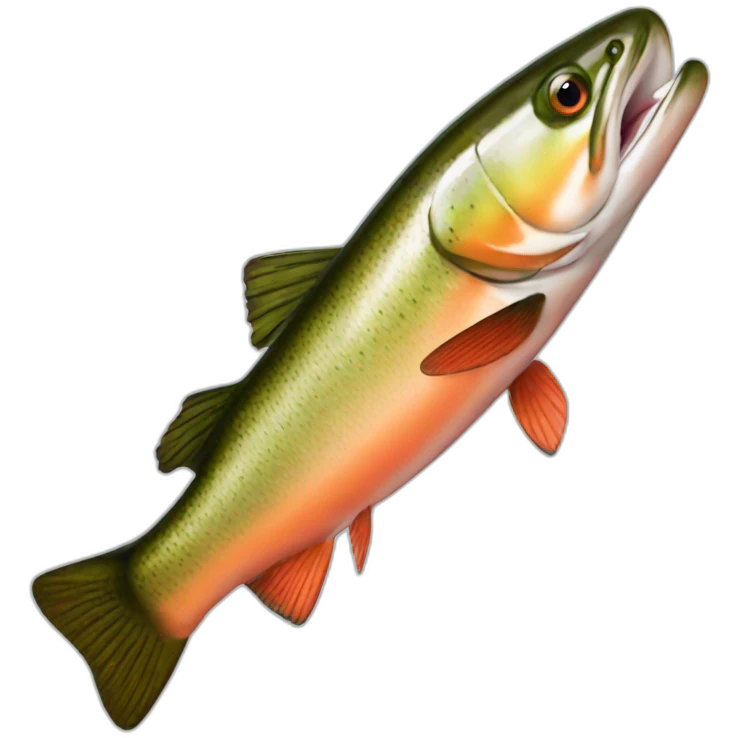 small trout salmon emoji