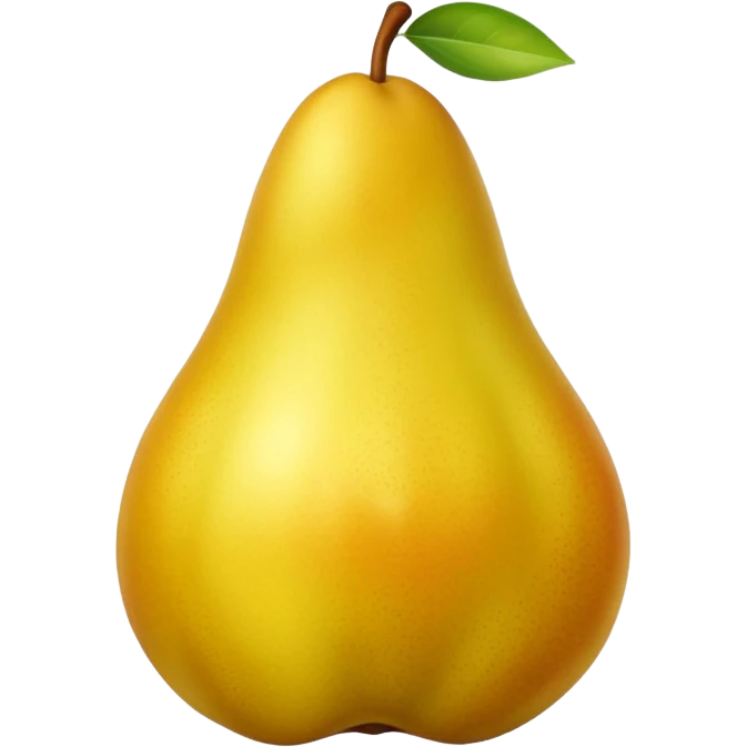 yellow pear emoji