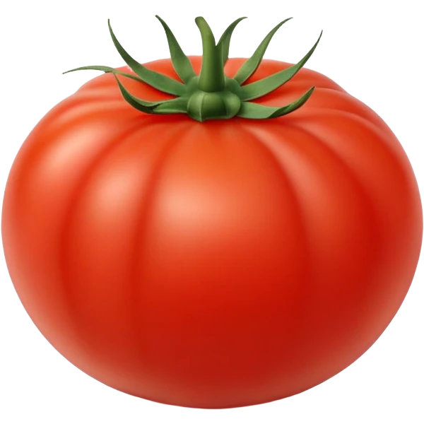 ripe juicy red tomato emoji
