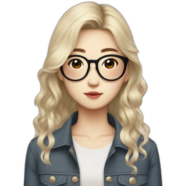 Stylish Korean teen emoji